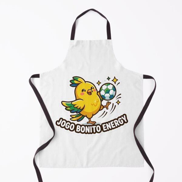 Item preview, Jogo Bonito Energy Cute Brazilian Canary Football Soccer Sticker designed and sold by Greemo03.