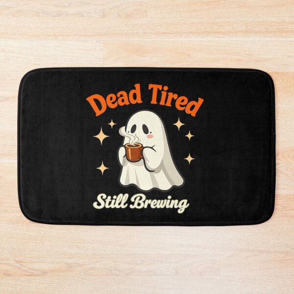 Item preview, Dead Tired Still Brewing – Cute Coffee Ghost designed and sold by LuloCreative.
