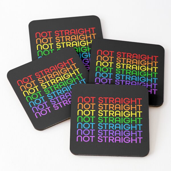Item preview, Not Straight - Rainbow designed and sold by sillyjess.