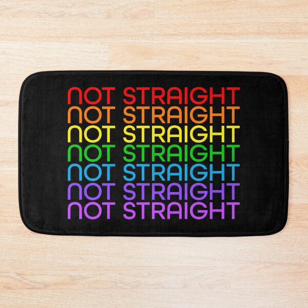 Item preview, Not Straight - Rainbow designed and sold by sillyjess.