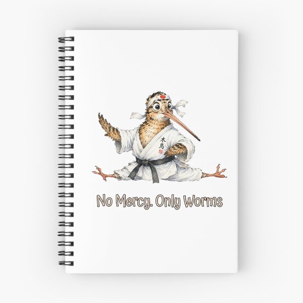 Item preview, American Woodcock No Mercy Only Worms | Funny Karate Bird Meme designed and sold by HelgaCraftery.