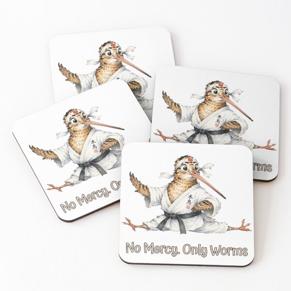 Item preview, American Woodcock No Mercy Only Worms | Funny Karate Bird Meme designed and sold by HelgaCraftery.