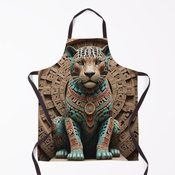 Artikelvorschau, Aztekische Jaguar-Skulptur entworfen und verkauft von Kirrindy Designs.