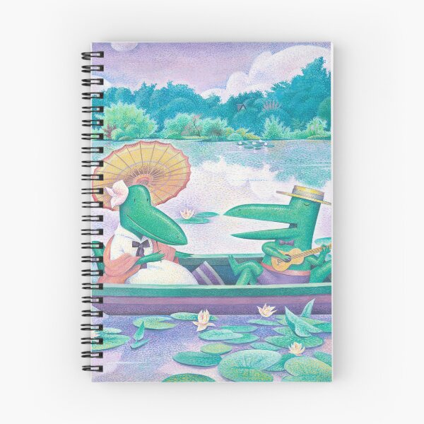 Item preview, Journey Up the Giverny with Maurice Chevalligator designed and sold by Prints by Tracy Sabin.