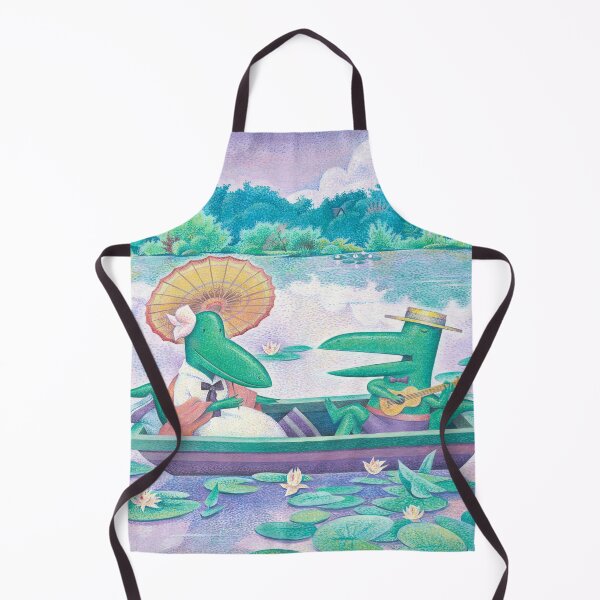 Item preview, Journey Up the Giverny with Maurice Chevalligator designed and sold by Prints by Tracy Sabin.