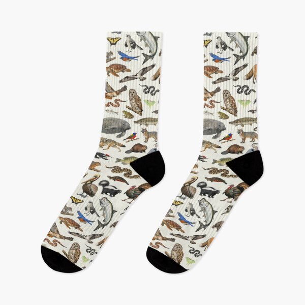 Item preview, Animals of Alabama Retro Style Identification Chart designed and sold by kakarikihill.