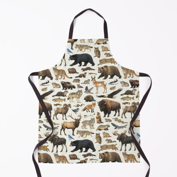 Item preview, Animals of Yellowstone National Park Retro Identification Chart designed and sold by kakarikihill.