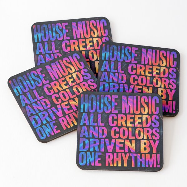 Item preview, House Music All Creeds and Colors Driven By One Rhythm! designed and sold by GRAFFONYX.