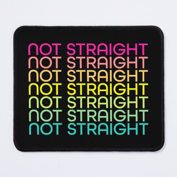 Item preview, Not Straight - Pansexual Flag Colors designed and sold by sillyjess.
