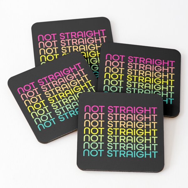 Item preview, Not Straight - Pansexual Flag Colors designed and sold by sillyjess.