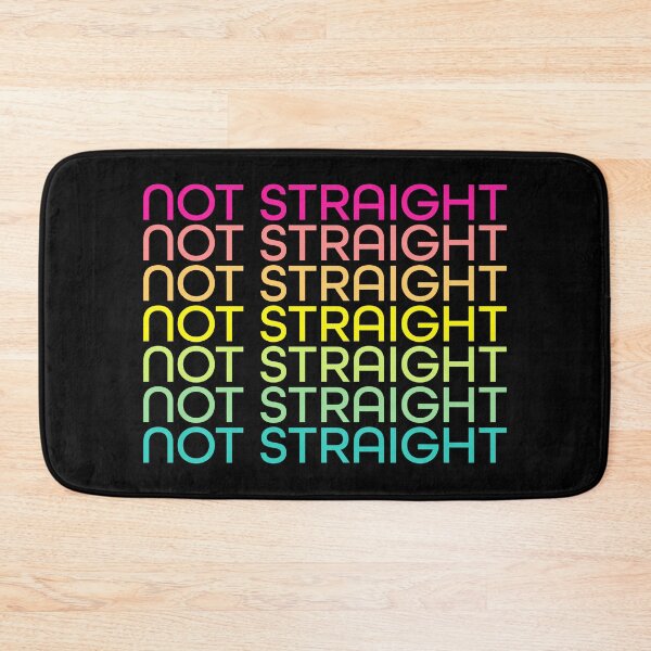 Item preview, Not Straight - Pansexual Flag Colors designed and sold by sillyjess.