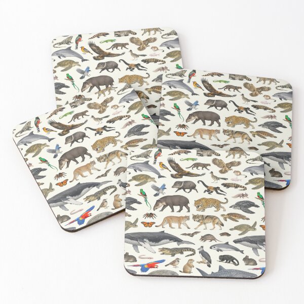 Item preview, Animals of Mexico Retro Style Identification Chart designed and sold by kakarikihill.
