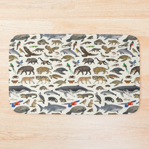 Item preview, Animals of Mexico Retro Style Identification Chart designed and sold by kakarikihill.