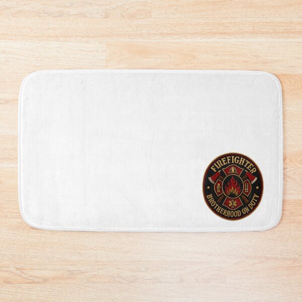 Item preview, Firefighter Brotherhood Badge — Vintage Maltese Cross Fire Rescue Patch Design designed and sold by KawaiiOrbit.