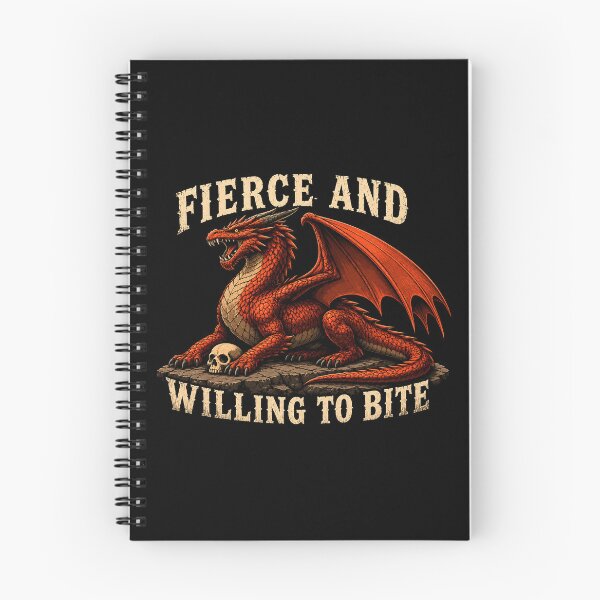 Item preview, Fierce and Willing to Bite Dragon designed and sold by Hatchling Hollow.