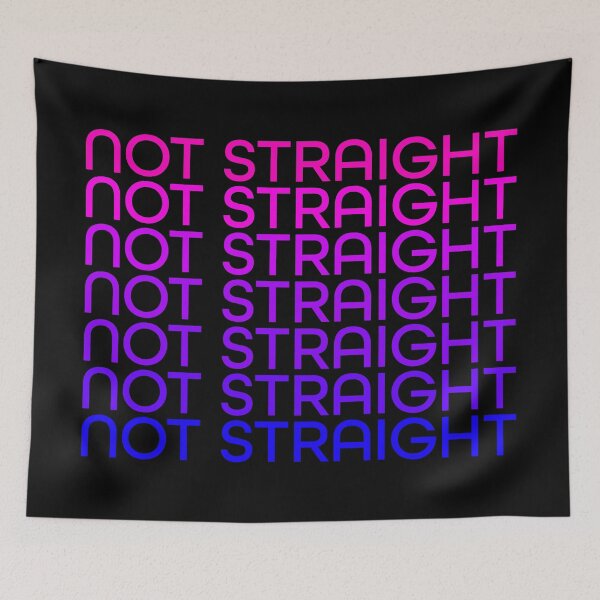 Item preview, Not Straight - Bisexual Flag Colors designed and sold by sillyjess.