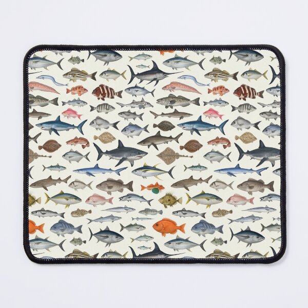 Item preview, Sea Fishes of New Zealand Retro Style Identification Chart designed and sold by kakarikihill.