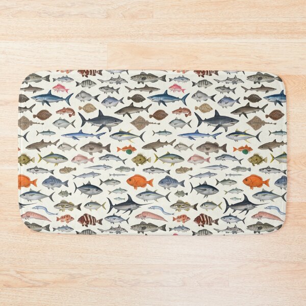 Item preview, Sea Fishes of New Zealand Retro Style Identification Chart designed and sold by kakarikihill.