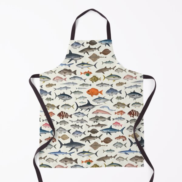 Item preview, Sea Fishes of New Zealand Retro Style Identification Chart designed and sold by kakarikihill.