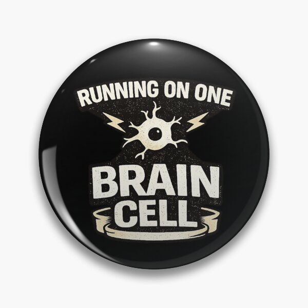 Item preview, Running On One Brain Cell – Funny Low Energy T-Shirt Design designed and sold by rigelcreation.