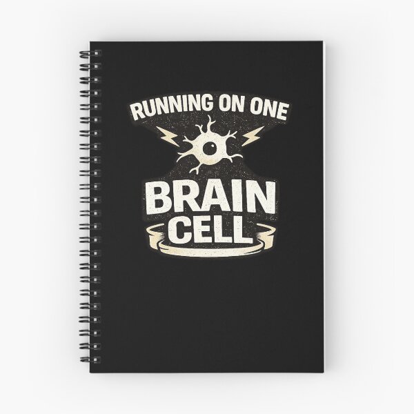 Item preview, Running On One Brain Cell – Funny Low Energy T-Shirt Design designed and sold by rigelcreation.