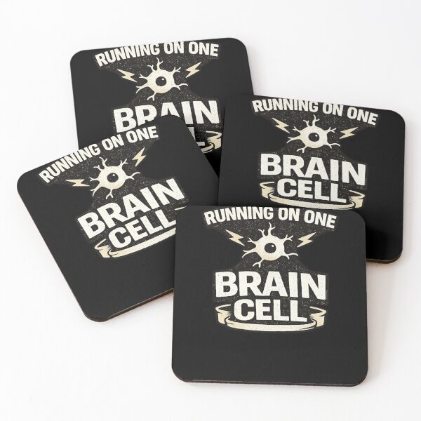 Item preview, Running On One Brain Cell – Funny Low Energy T-Shirt Design designed and sold by rigelcreation.