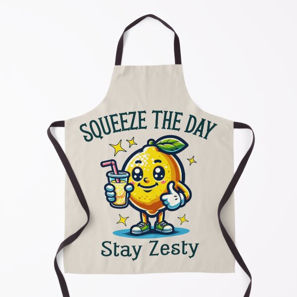 Item preview, Squeeze The Day Stay Zesty Funny Lemon designed and sold by NosandEdgy.