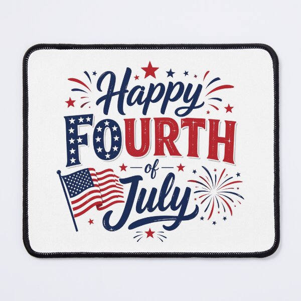 Item preview, Happy Fourth of July patriotic American celebration designed and sold by Rue Market.