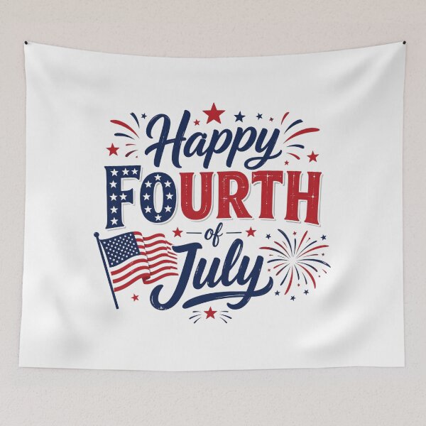 Item preview, Happy Fourth of July patriotic American celebration designed and sold by Rue Market.