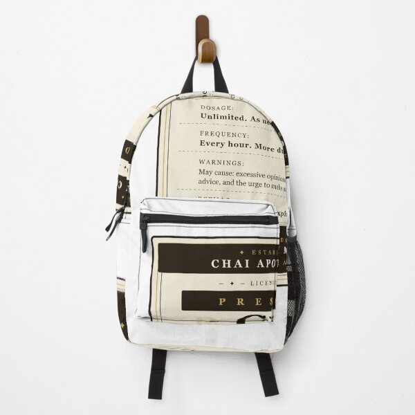 Item preview, Prescribed Chai — Funny Vintage Apothecary Label Sticker | Chai Lover Humor Gift T-Shirt designed and sold by Mega-Shopping.