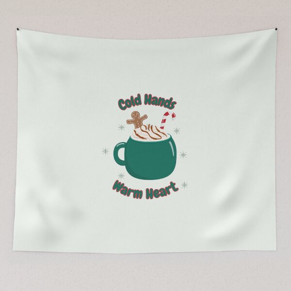 Item preview, Cold Hands, Warm Heart Cozy Winter Mug designed and sold by Inkworksbyshery.