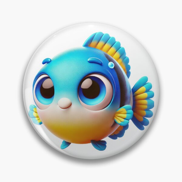 Item preview, Adorable Damselfish designed and sold by Sillytoe.