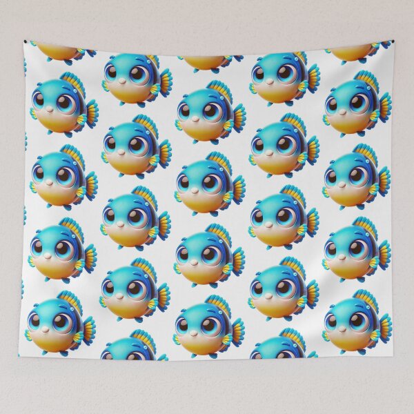 Item preview, Adorable Damselfish designed and sold by Sillytoe.