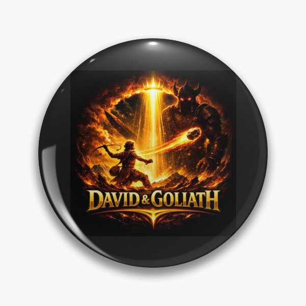 Item preview, David & Goliath – Victory in the Light of God designed and sold by MastersDesignNk.