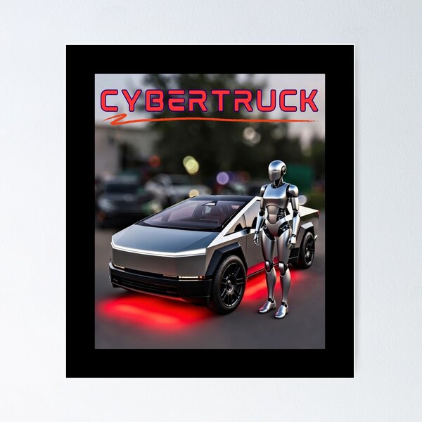 Item preview, Cybertruck Future Drive | Futuristic Electric Pickup Truck Design designed and sold by TEEJAMBOREE.