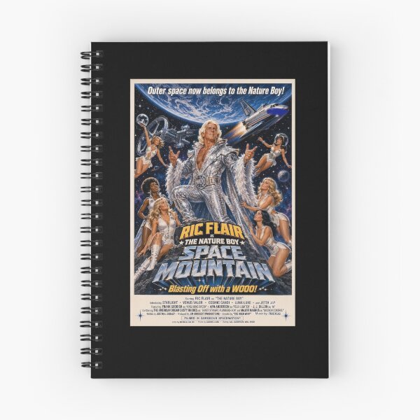 Item preview, Flair Moonraker 007 Parody Poster – The Nature Boy is Space Mtn vintage art designed and sold by The Irish Whip.