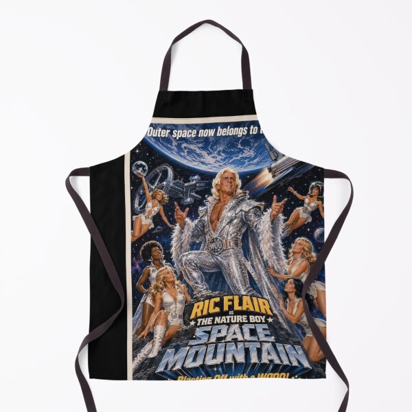 Item preview, Flair Moonraker 007 Parody Poster – The Nature Boy is Space Mtn vintage art designed and sold by The Irish Whip.