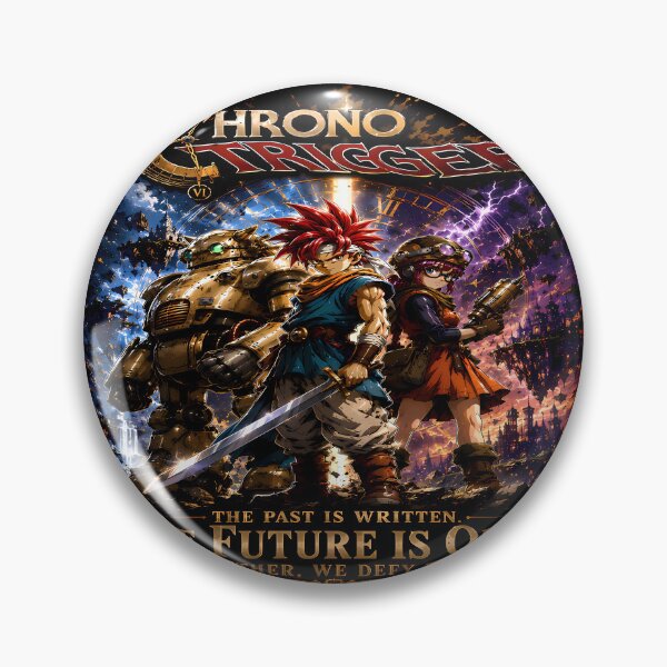 Item preview, The Future is Ours - Chrono Trigger -Defy Time -Retro Aesthetic Design designed and sold by Trinidesigns123.