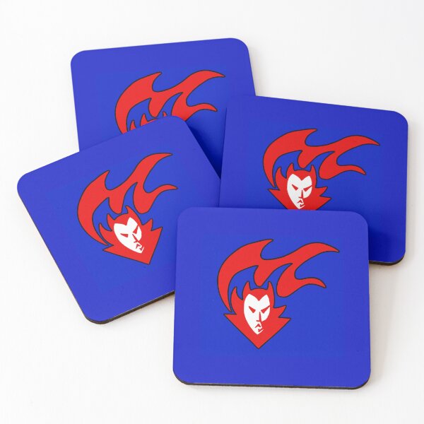 Item preview, Melbourne Demons AFL Retro Logo Mascot designed and sold by Luke Foran Sports Art.