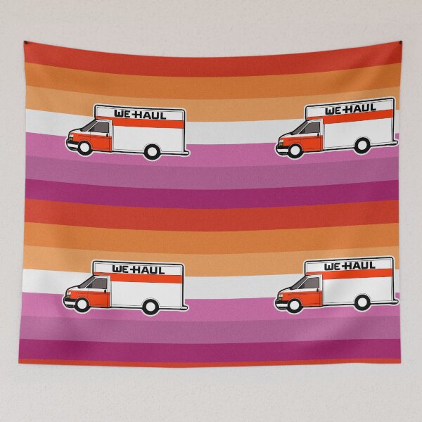 Item preview, We-Haul (Lesbians) designed and sold by Irece Illustrations.
