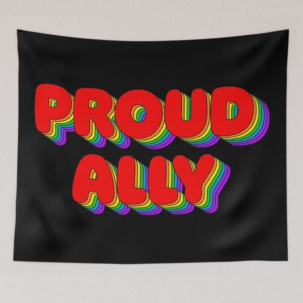 Item preview, Proud Ally - Rainbow designed and sold by sillyjess.
