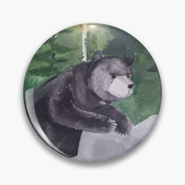 Item preview, Black Bear In The Forest designed and sold by Budibabe.