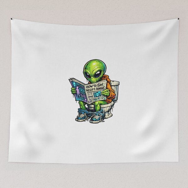 Item preview, How to say hello to humans. designed and sold by garcesrick.