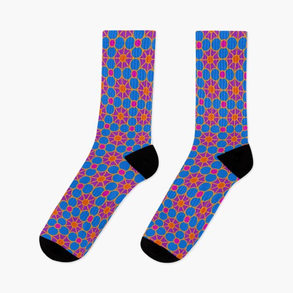 Item preview, Geometric Pattern: Plumeria: Pop designed and sold by Red Wolf.