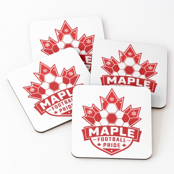 Item preview, Canada Soccer Pride Vintage Maple Leaf Football Shield Emblem designed and sold by Greemo03.