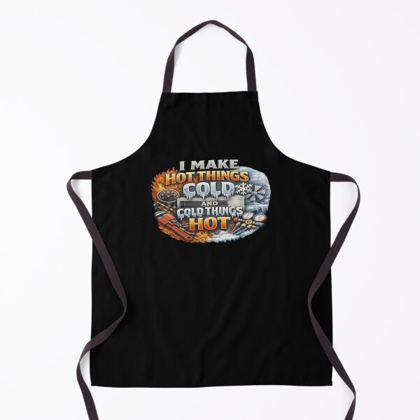 Item preview, HVAC Technician "I Make Hot Things Cold" Funny HVAC Design designed and sold by FrozenHeat97.