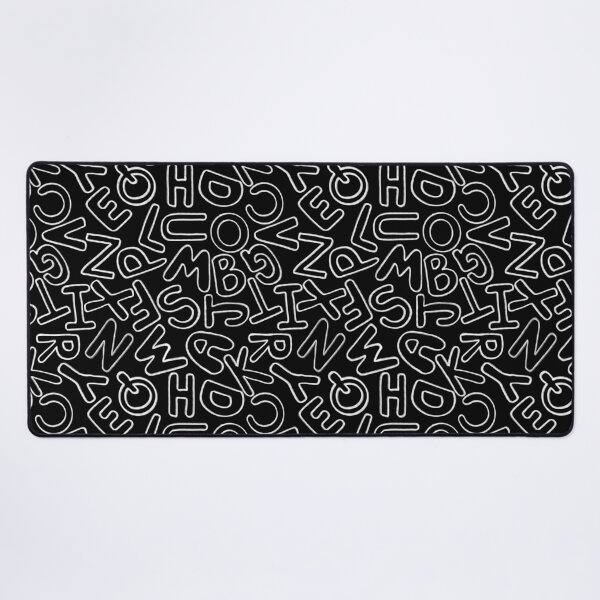 Item preview, Schoolhouse Letters Pattern | Hand Drawn Alphabet Design | Black and White ABC Doodle Pattern designed and sold by HaileesHollow.