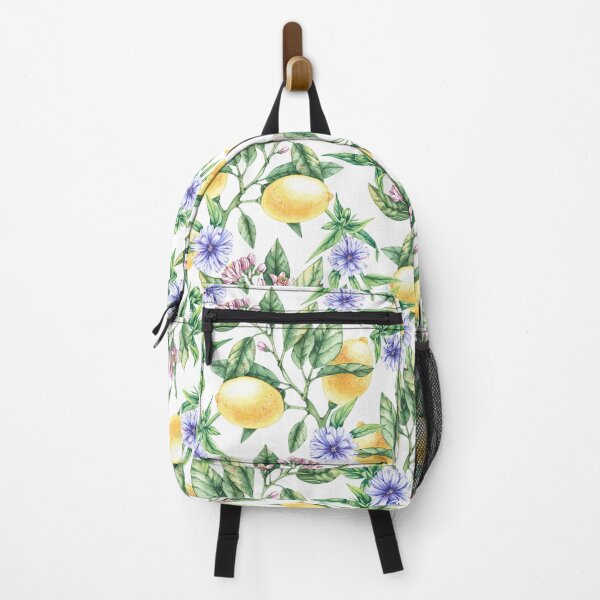 Item preview, Watercolor Lemons, Lemon Blossom and Cornflowers designed and sold by silviaol.