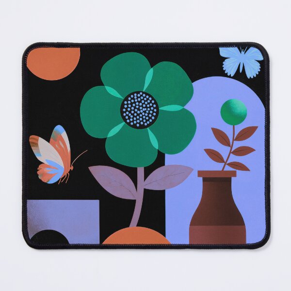 Item preview, Modern Floral Butterfly Illustration designed and sold by joycrysstudio.