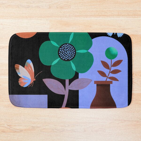 Item preview, Modern Floral Butterfly Illustration designed and sold by joycrysstudio.